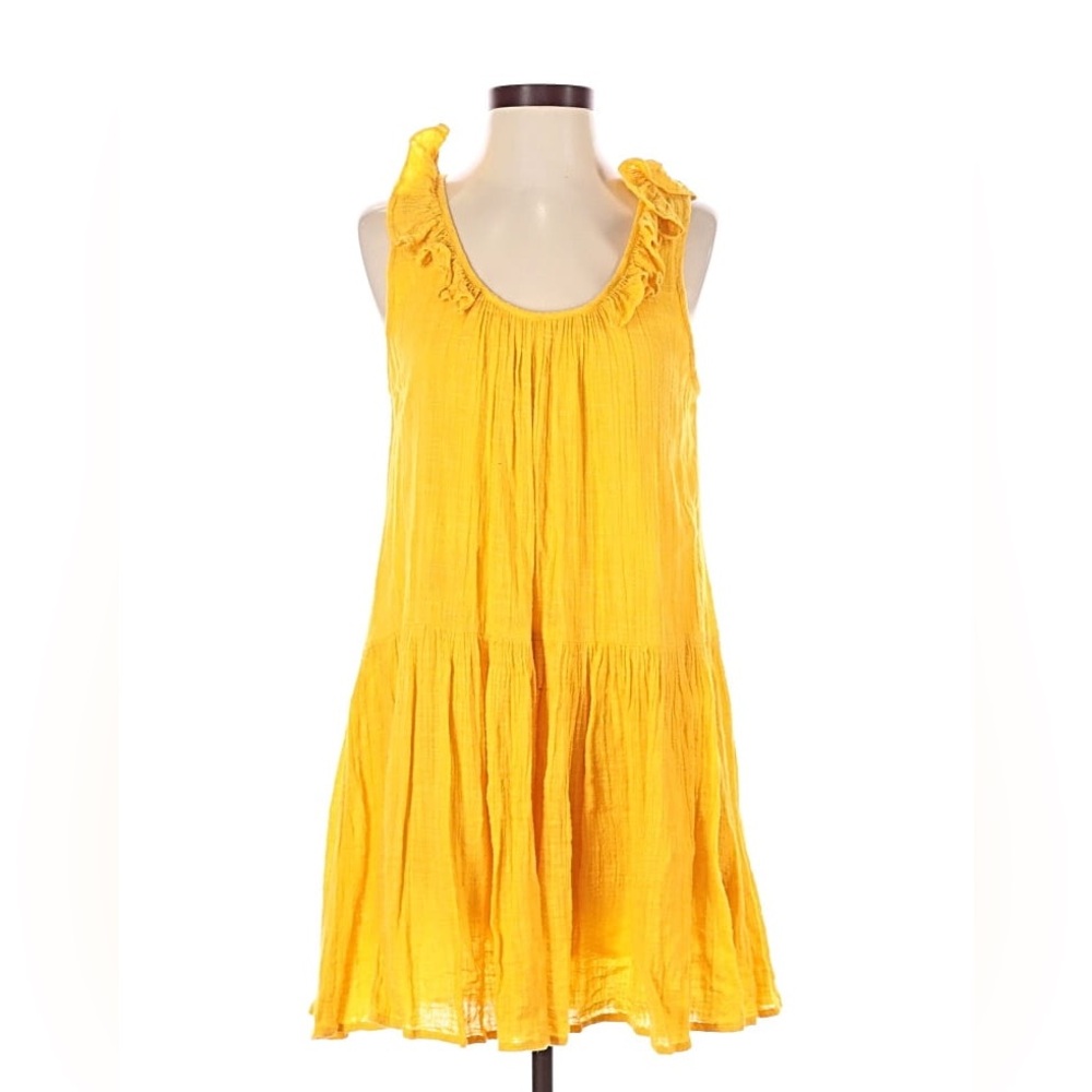 Apiece Apart Scoop Neck Mini Dress
